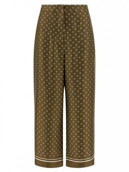 Max Mara - Green Straight Flat Front Trouser (32)
