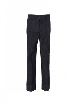 Max Mara - Dark Grey Slim Flat Front Trouser (26)