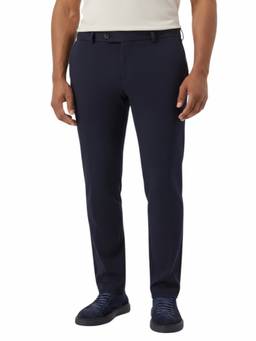 Boss - Navy Blue Buttoned Trouser
