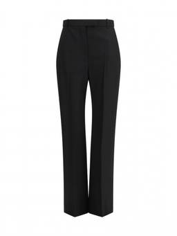 Alexander McQueen - Black Tailored Flat Front Trouser