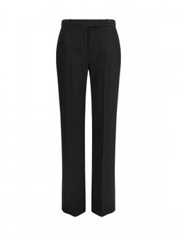 Alexander McQueen - Black Regular Flat Front Trouser
