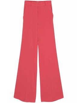 Alberto Biani - Pink Flared Flat Front Trouser