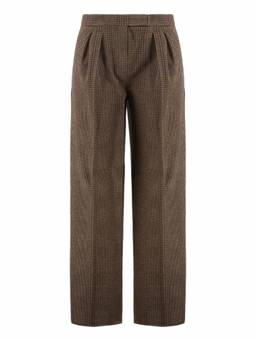 Max Mara - Brown Relaxed Pleated Trouser (28)