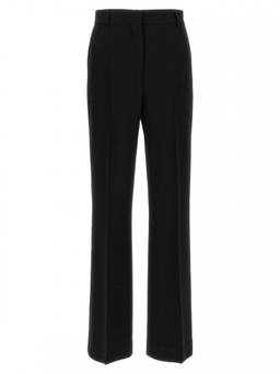 Toteme - Black Flared Flat Front Trouser