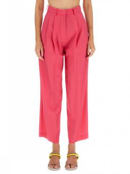 Alysi - Fuchsia Regular Pleated Trouser (28)