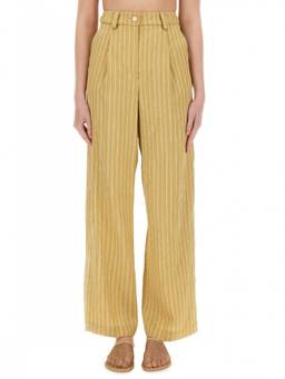 Alysi - Beige Loose Pleated Trouser (24)