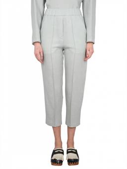 Alysi - Grey Tapered Elasticated Trouser (24)