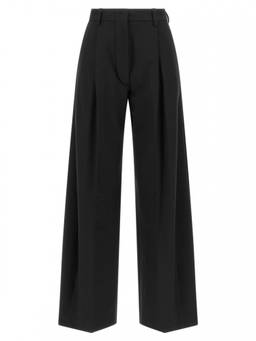 THE LATEST - Black Loose Pleated Trouser