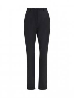 THE LATEST - Black Skinny Flat Front Trouser