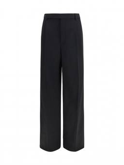 Saint Laurent - Black Tailored Pleated Trouser (32)