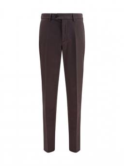 Brunello Cucinelli - Dark Brown Slim Trouser