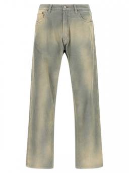 PRADA - Light Blue Straight Flat Front Trouser