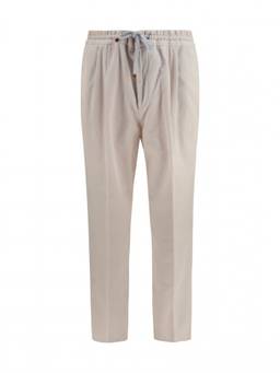 Brunello Cucinelli - Light Beige Corduroy Drawstring Trouser