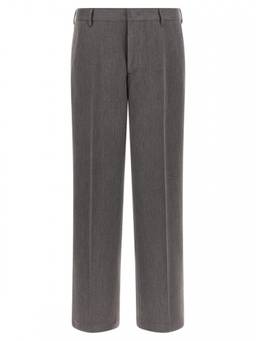Cellar Door - Dark Grey Flat Front Trouser