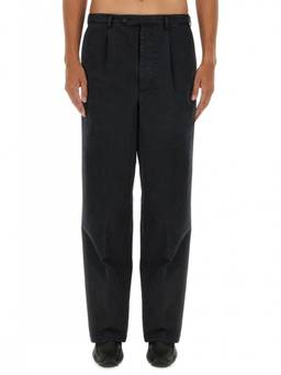 BALLY - Black Solid Relaxed Trouser (34)