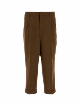 AMI Paris - Brown Flat Front Trouser