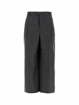 AMI Paris - Grey Wide Leg Wool Trouser (36)