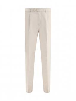 Brunello Cucinelli - Off White Pleated Trouser (40)