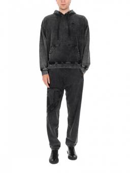 Diesel - Black Relaxed Elasticated Trouser