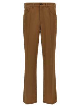 Marni - Brown Flat Front Trouser