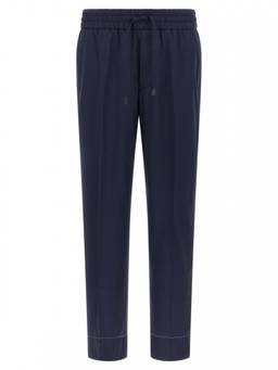 Brioni - Navy Blue Drawstring Trouser (32)