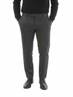 Corneliani - Grey Flat Front Trouser (40)