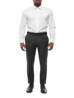 Corneliani - Grey Flat Front Trouser (26)