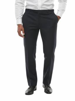 Corneliani - Blue Flat Front Trouser (26)