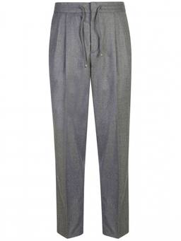 Brunello Cucinelli - Grey Drawstring Trouser