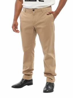 Department 5 - Light Brown Solid Chino Trouser (38)