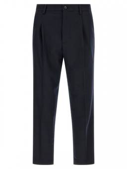 Department 5 - Blue Loose Pleated Trouser