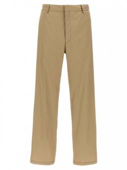 PRADA - Beige Regular Flat Front Trouser (32)