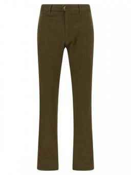 Incotex - Olive Green Cotton Trouser