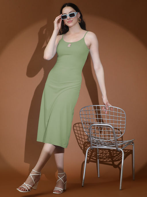 green emerald velvet dress Sea Green & Yellow Floral Chiffon Midi Dress main image 1