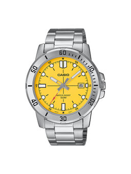 Casio - Enticer Men Yellow Dial Analog Watch - MTP-VD01D-9EVUDF (M)