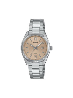 Casio - Enticer Ladies Beige Dial Analog Watch - LTP-1302DD-4A2VDF (M)