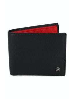 Allen Solly - Men Black Solid Leather Wallet