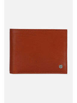 Allen Solly - Men Tan Solid Leather Wallet