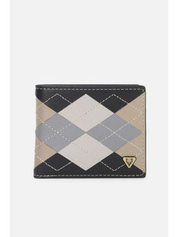 Allen Solly - Men Multi-Color-Color Geometric Leather Wallet