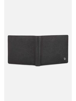 Allen Solly - Men Black Textured Leather Wallet