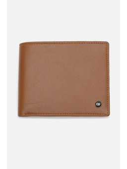 Peter England - Men Brown Solid Leather Wallet