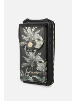 Van Heusen - Women Black Printed Casual Wallets