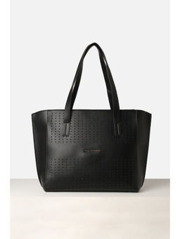 Van Heusen - Women Black Solid Formal Handbag