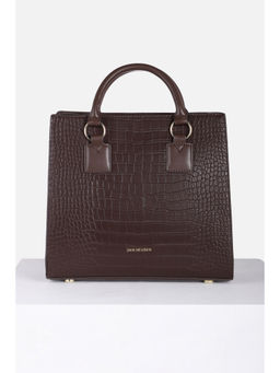 Van Heusen - Women Brown Textured Casual Handbag