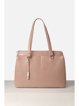 Van Heusen - Women Peach Solid Formal Handbag