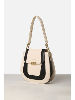 Van Heusen - Women Beige Colorblock Casual Sling Bag