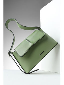 Van Heusen - Women Olive Solid Casual Sling Bag