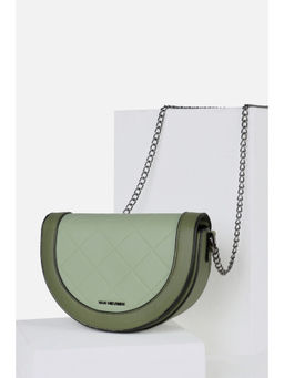 Van Heusen - Women Olive Colorblock Casual Sling Bag
