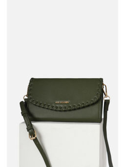 Van Heusen - Women Green Solid Casual Sling Bag