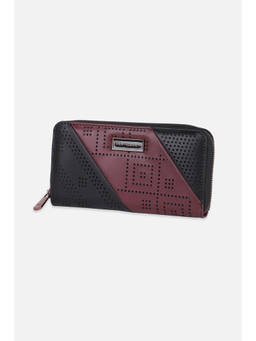 Van Heusen - Women Black Printed Casual Wallets